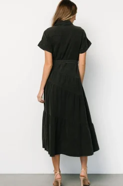 Hot Baltic Born Logan Button Up Dress | Black