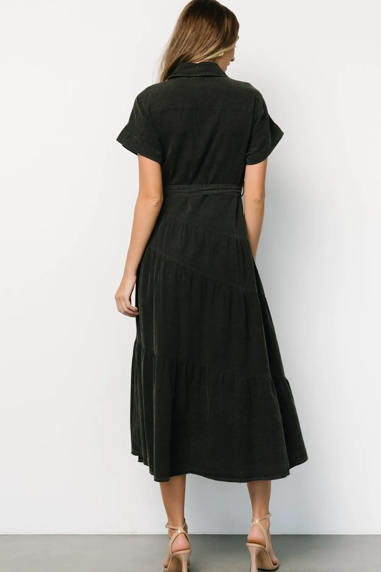 Hot Baltic Born Logan Button Up Dress | Black