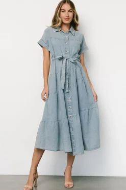 Discount Baltic Born Logan Button Up Dress | Denim
