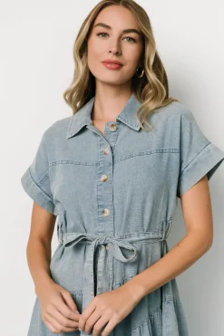 Discount Baltic Born Logan Button Up Dress | Denim