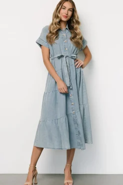 Discount Baltic Born Logan Button Up Dress | Denim