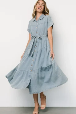 Discount Baltic Born Logan Button Up Dress | Denim