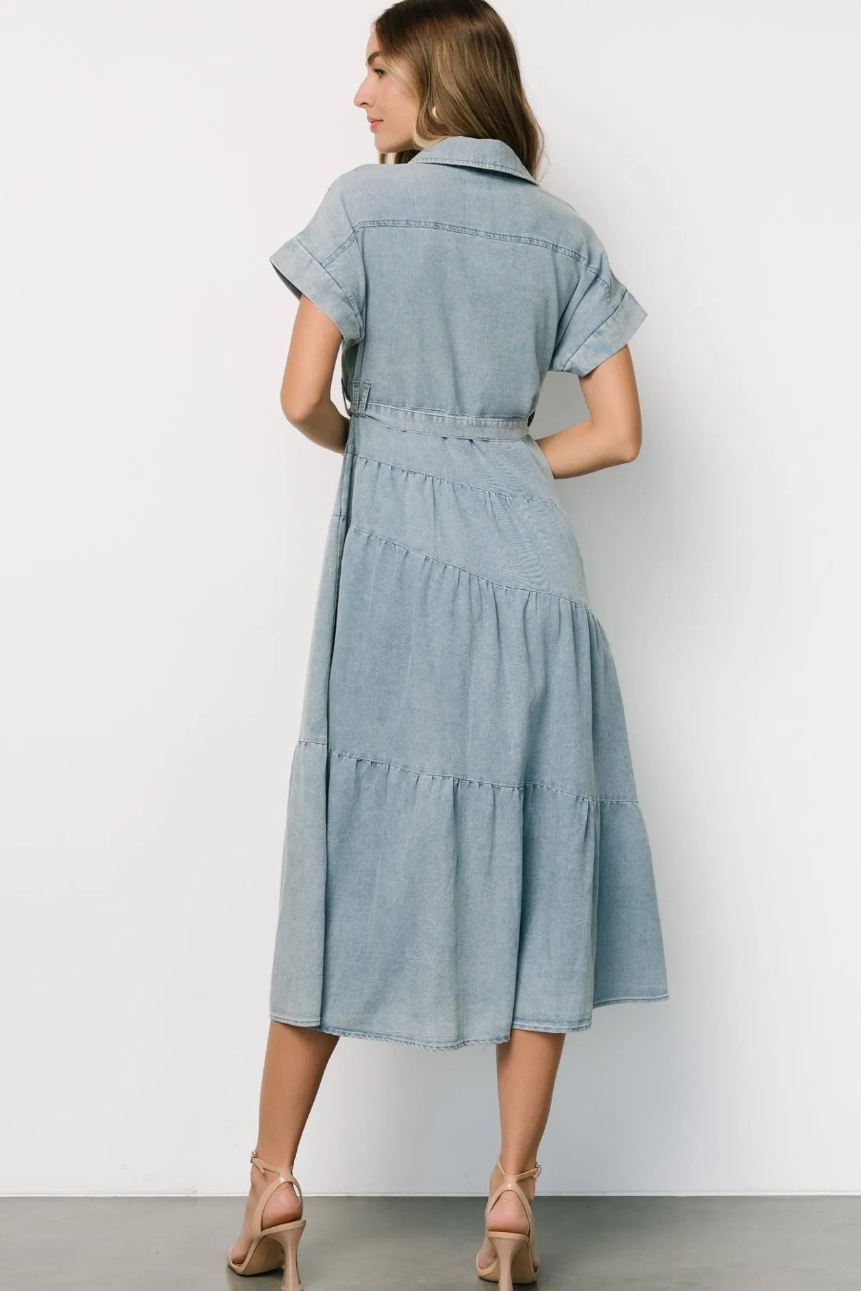 Discount Baltic Born Logan Button Up Dress | Denim