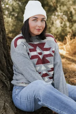 New Baltic Born Lolo Knit Sweater | Gray Multi GrayMulti