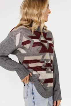 New Baltic Born Lolo Knit Sweater | Gray Multi GrayMulti