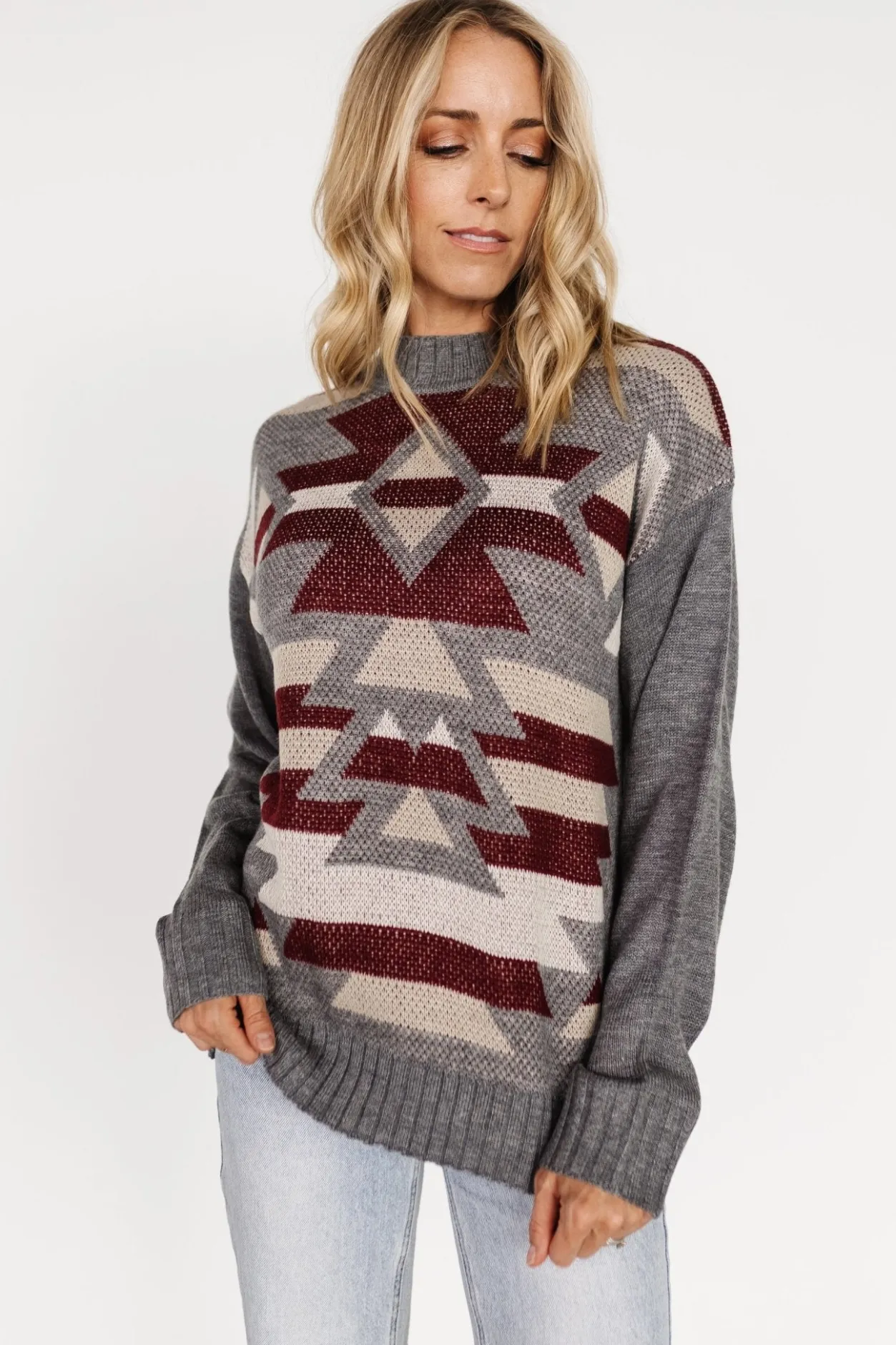 New Baltic Born Lolo Knit Sweater | Gray Multi GrayMulti