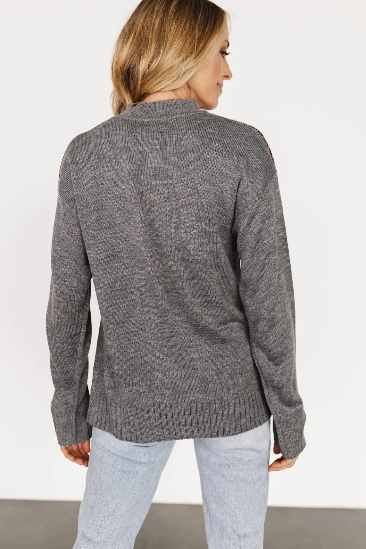New Baltic Born Lolo Knit Sweater | Gray Multi GrayMulti