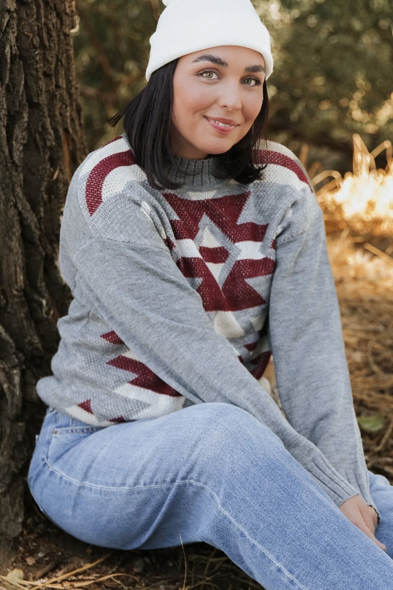 New Baltic Born Lolo Knit Sweater | Gray Multi GrayMulti