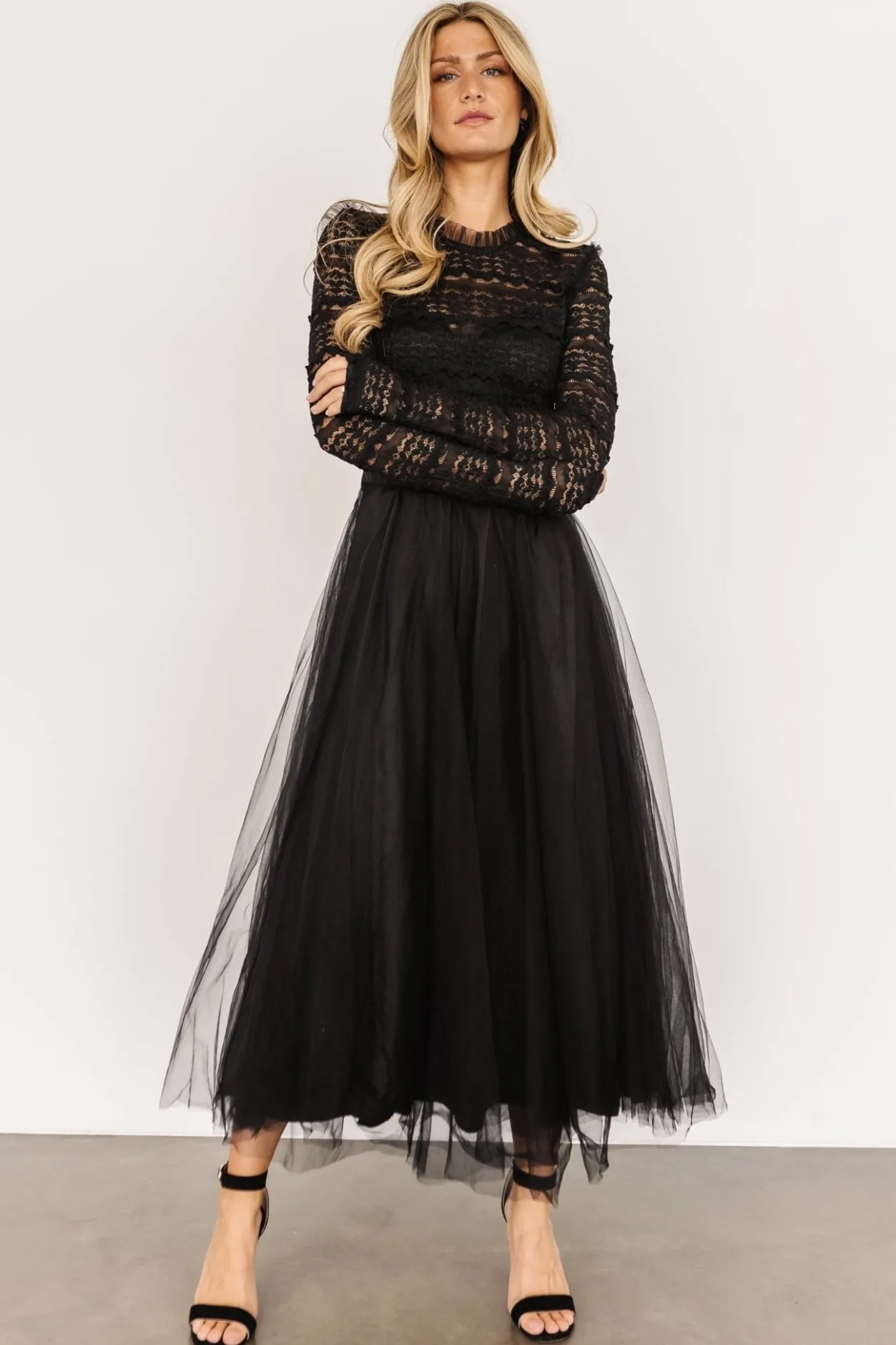 Outlet Baltic Born Lonnie Tulle Dress | Black