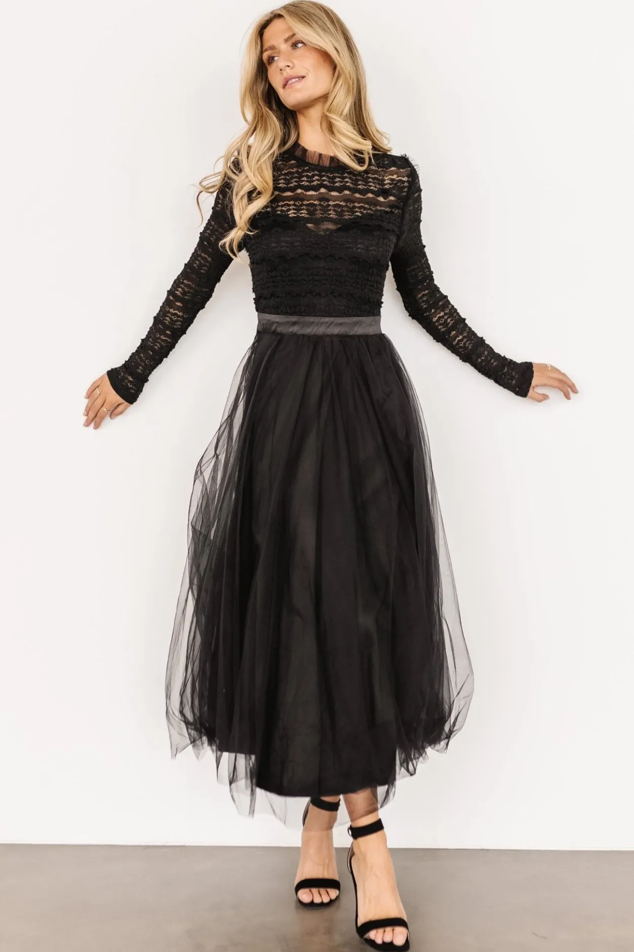 Outlet Baltic Born Lonnie Tulle Dress | Black