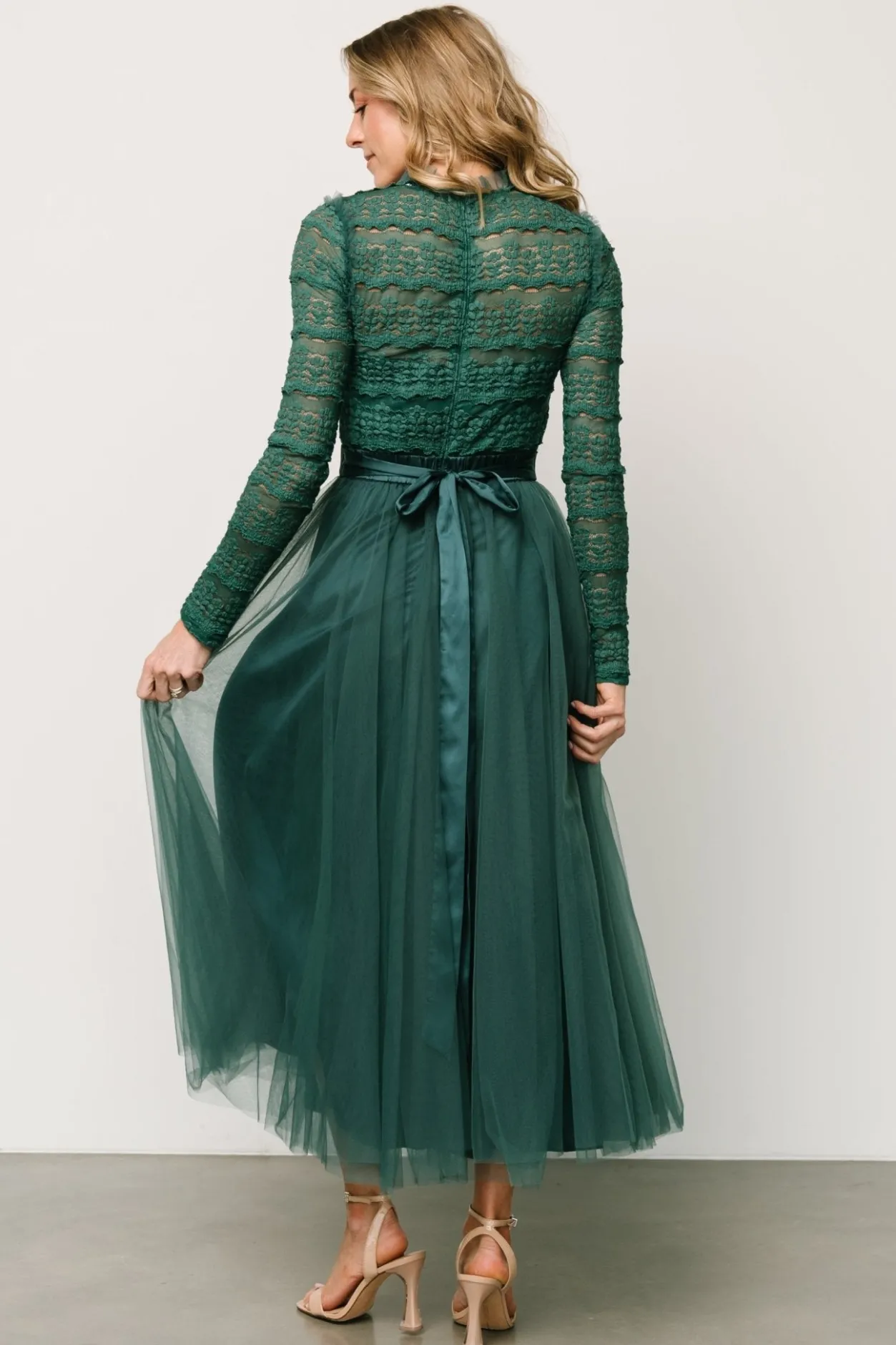 Hot Baltic Born Lonnie Tulle Dress | Emerald