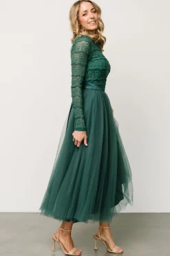 Hot Baltic Born Lonnie Tulle Dress | Emerald