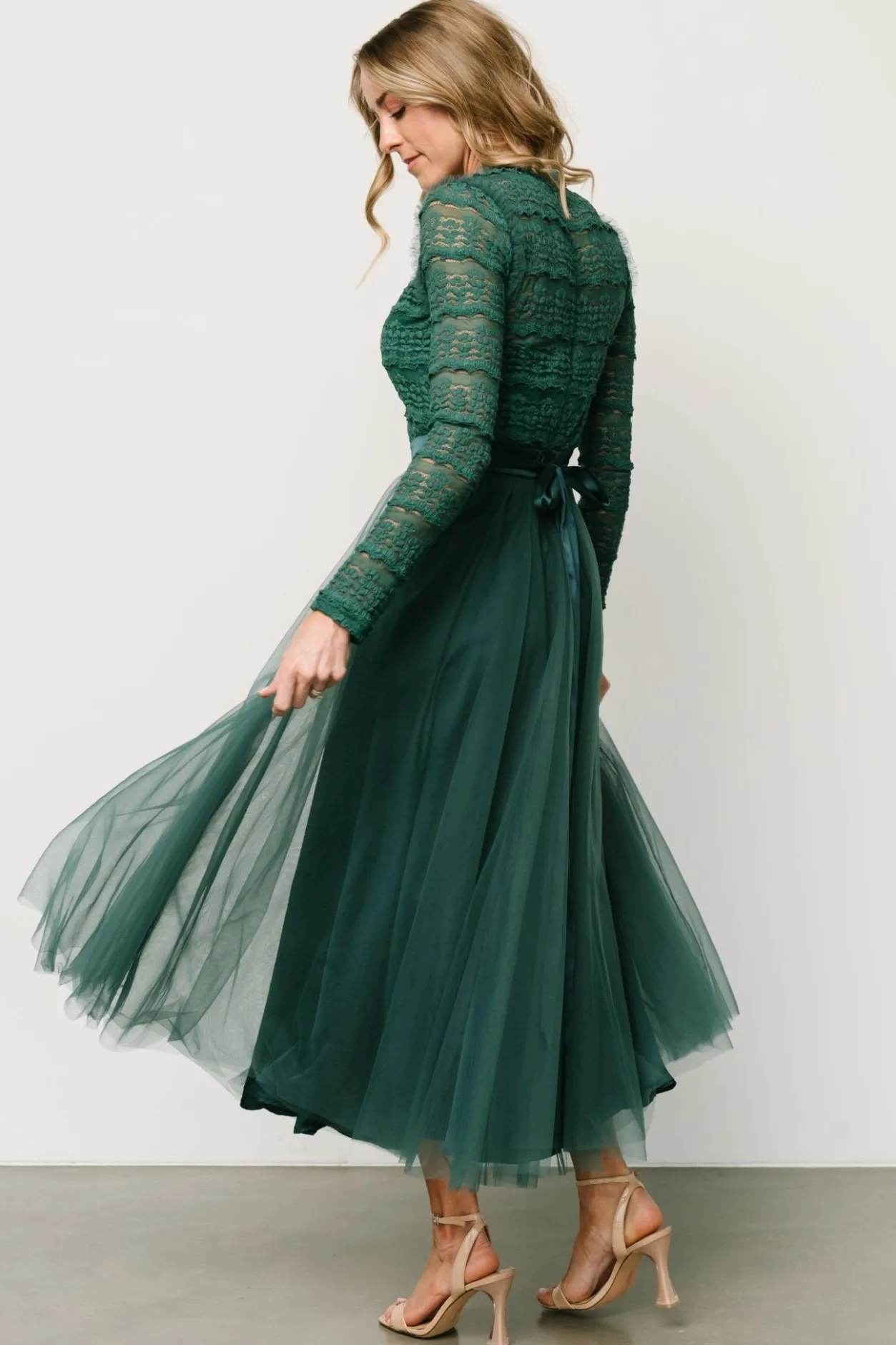 Hot Baltic Born Lonnie Tulle Dress | Emerald