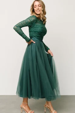 Hot Baltic Born Lonnie Tulle Dress | Emerald