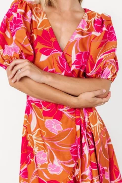 Outlet Baltic Born Lori Maxi Dress | Orange + Pink Floral Orange+PinkFloral