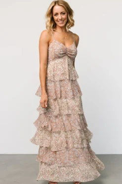 Hot Baltic Born Louise Tiered Ruffle Maxi Dress | Vintage Floral VintageFloral