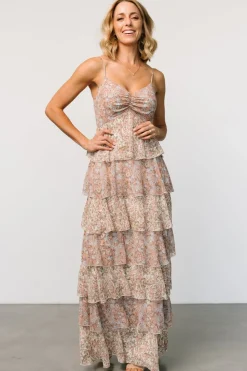 Hot Baltic Born Louise Tiered Ruffle Maxi Dress | Vintage Floral VintageFloral