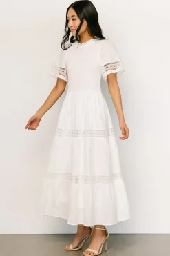 Fashion Baltic Born Loveland Geo Lace Maxi Dress | Off White OffWhite