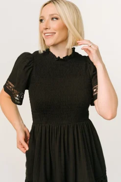Outlet Baltic Born Loveland Geo Lace Maxi Dress | Black