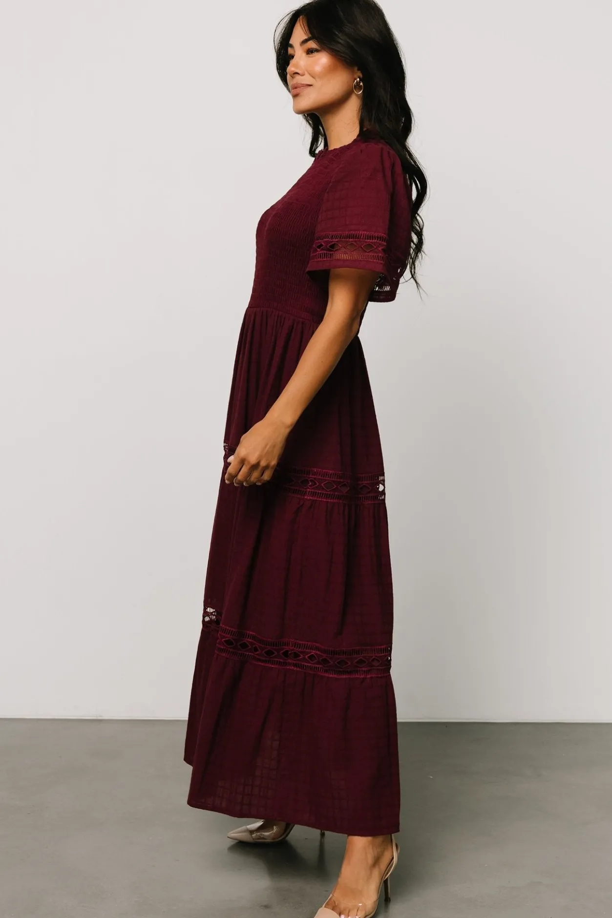 New Baltic Born Loveland Geo Lace Maxi Dress | Mulberry