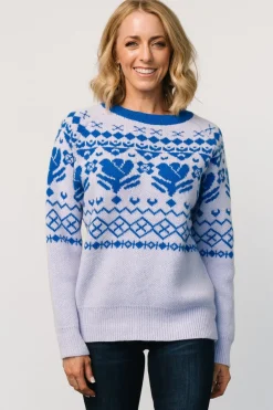 Discount Baltic Born Lucerne Sweater | Blue Multi BlueMulti