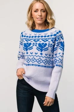 Discount Baltic Born Lucerne Sweater | Blue Multi BlueMulti