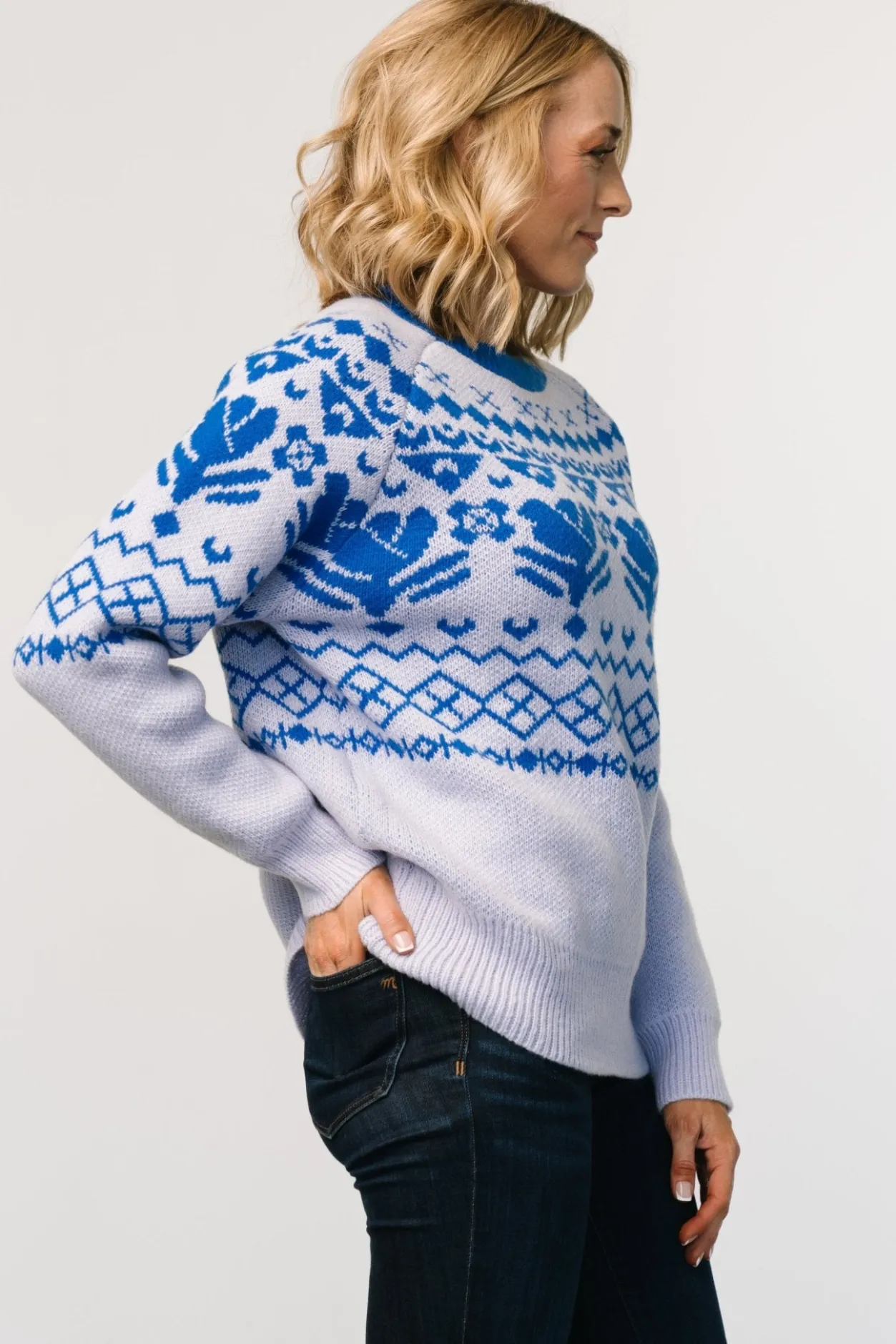 Discount Baltic Born Lucerne Sweater | Blue Multi BlueMulti