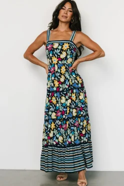 Discount Baltic Born Lucia Tank Maxi Dress | Black Multi Print BlackMultiPrint