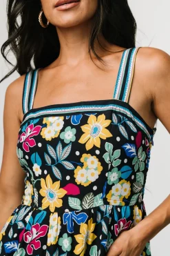Discount Baltic Born Lucia Tank Maxi Dress | Black Multi Print BlackMultiPrint