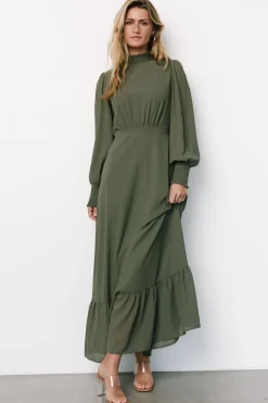 New Baltic Born Luciana Maxi Dress | Dark Sage DarkSage