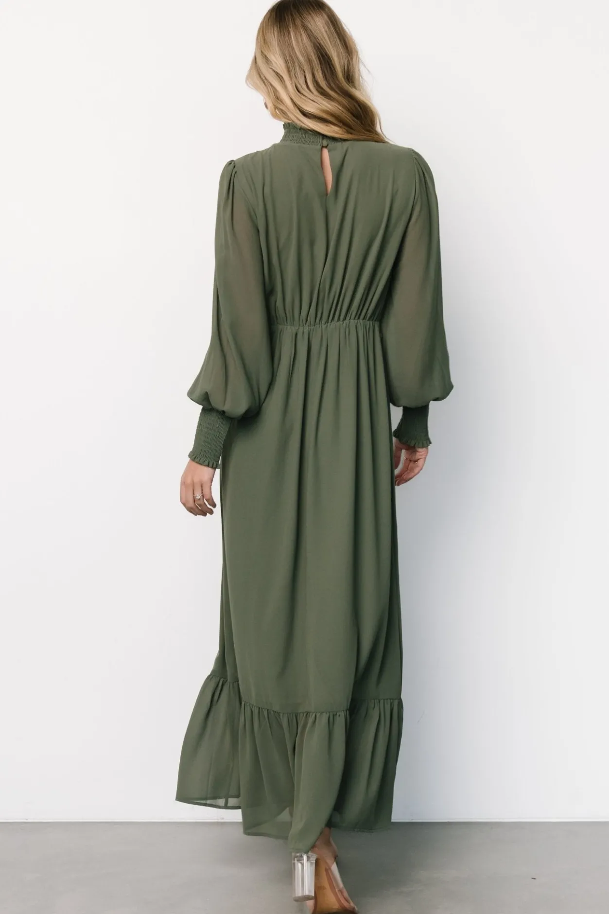 New Baltic Born Luciana Maxi Dress | Dark Sage DarkSage