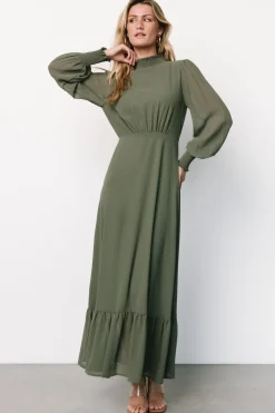 New Baltic Born Luciana Maxi Dress | Dark Sage DarkSage