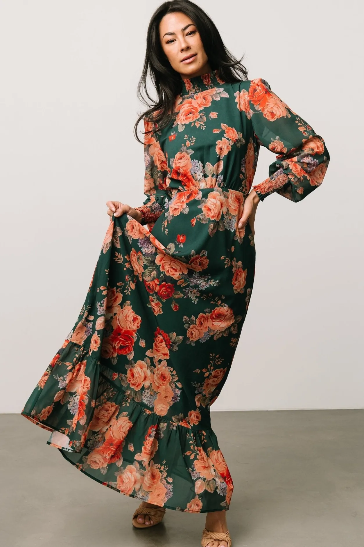 Discount Baltic Born Luciana Maxi Dress | Green Multi GreenMulti
