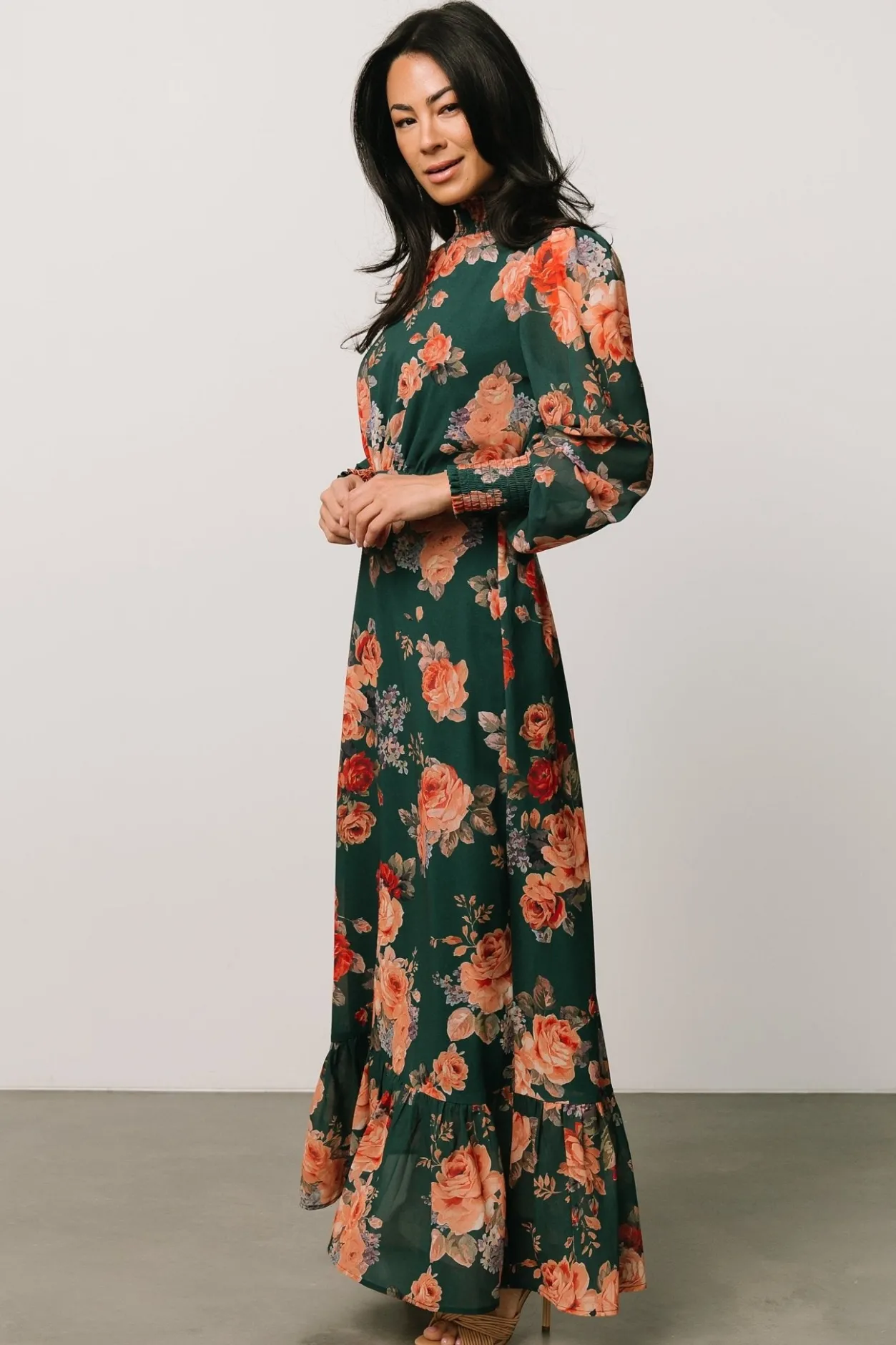 Discount Baltic Born Luciana Maxi Dress | Green Multi GreenMulti