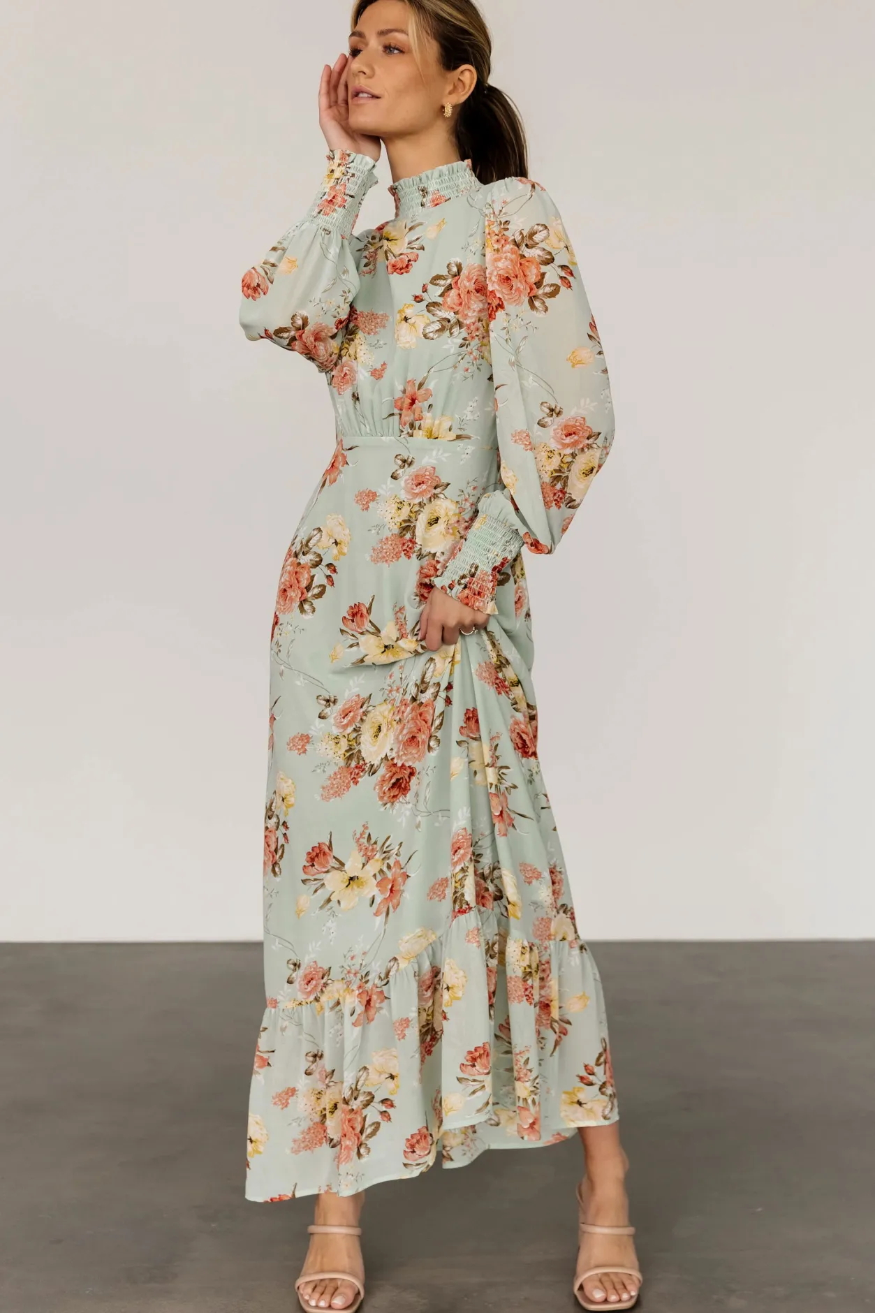 Clearance Baltic Born Luciana Maxi Dress | Sage Multi SageMulti