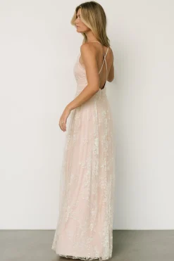 Sale Baltic Born Lucienne Shimmer Maxi Gown | Ivory