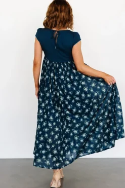 Fashion Baltic Born Lucille Maxi Dress | Dark Blue Floral DarkBlueFloral