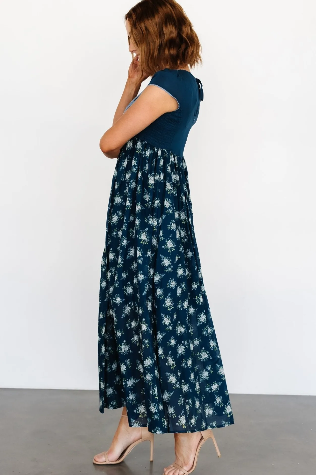 Fashion Baltic Born Lucille Maxi Dress | Dark Blue Floral DarkBlueFloral