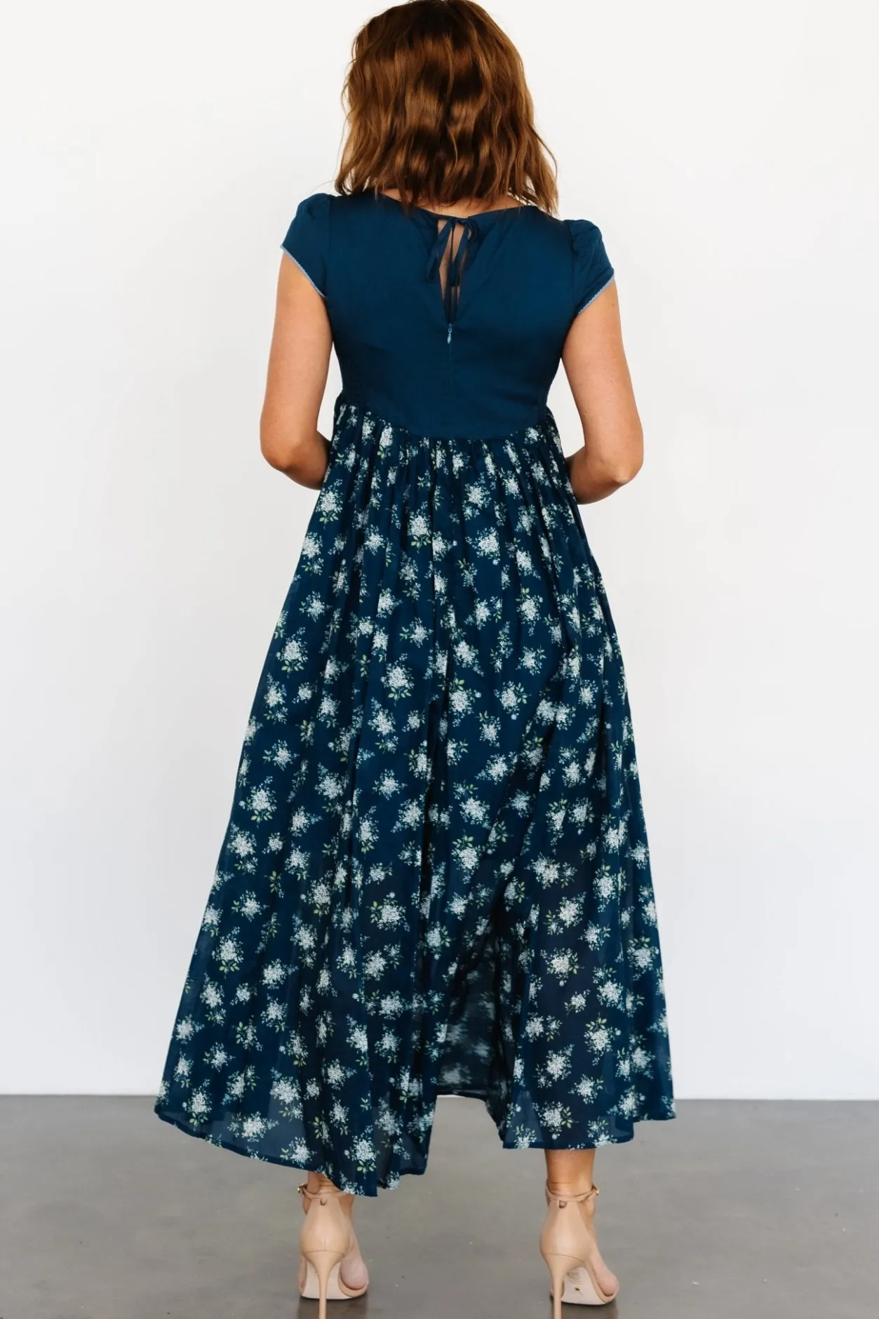 Fashion Baltic Born Lucille Maxi Dress | Dark Blue Floral DarkBlueFloral