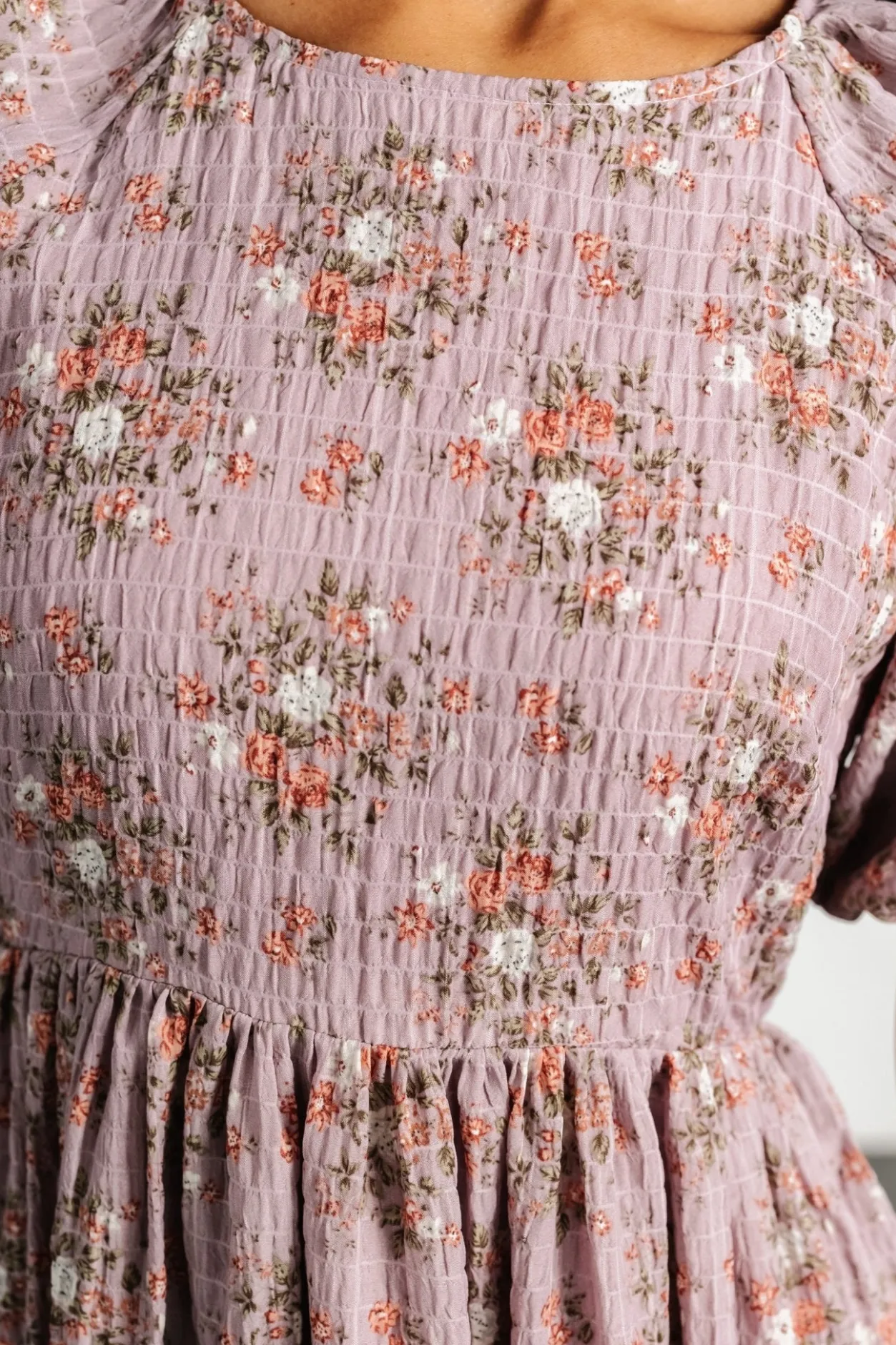 Best Baltic Born Lucinda Back Tie Dress | Lilac Floral LilacFloral