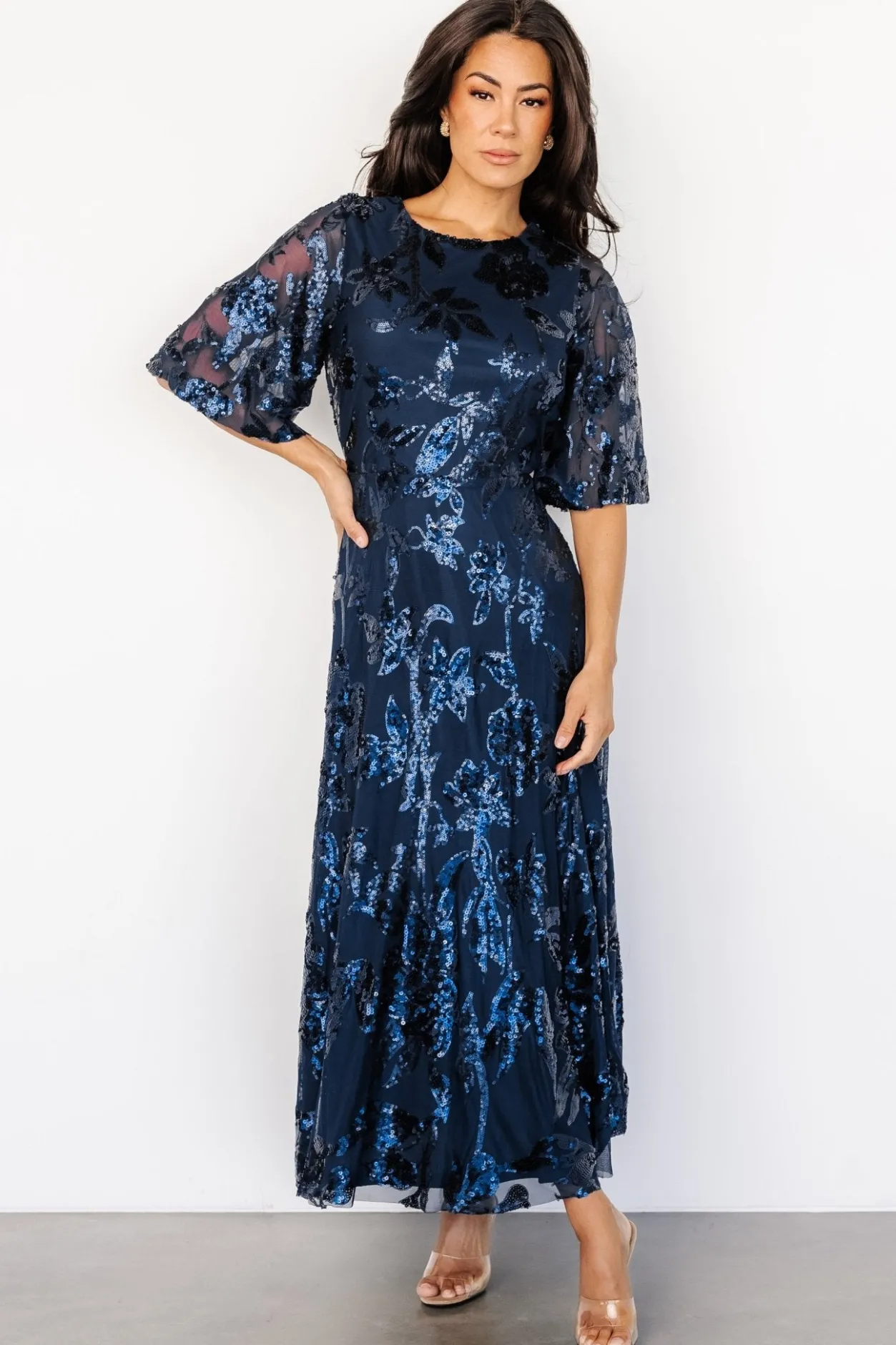 Best Baltic Born Lucy Sequin Dress | Navy