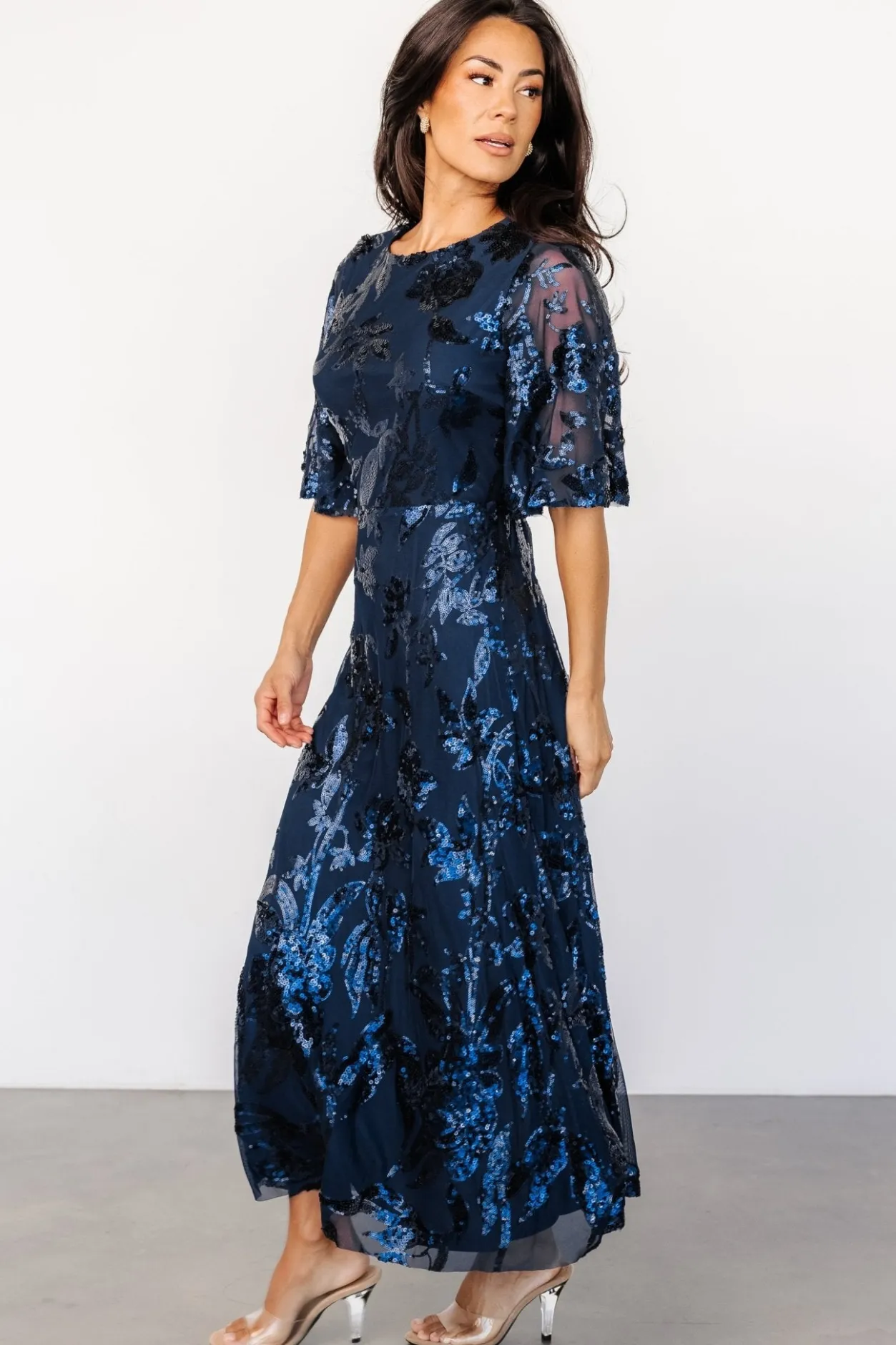 Best Baltic Born Lucy Sequin Dress | Navy