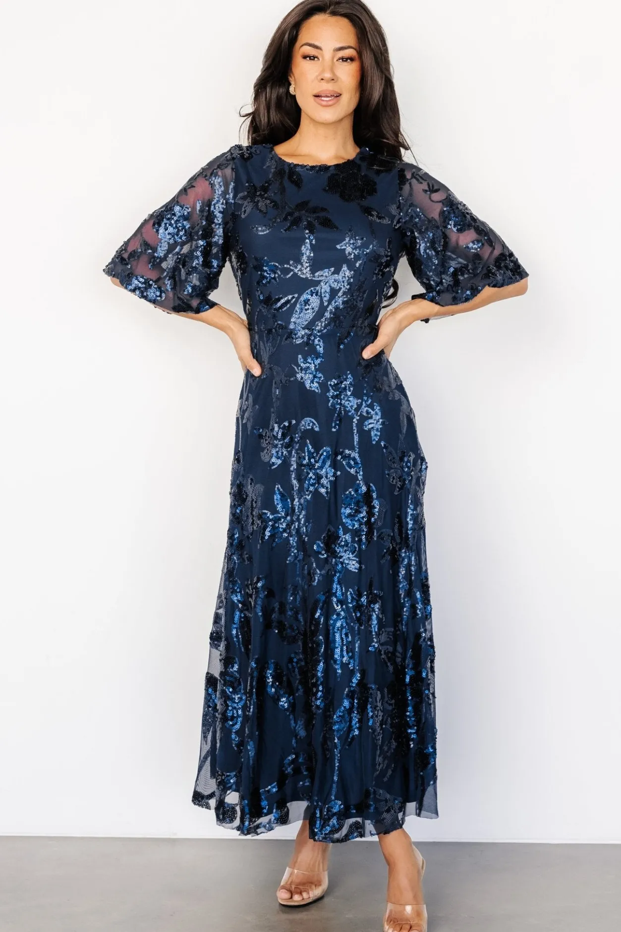 Best Baltic Born Lucy Sequin Dress | Navy