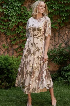 Outlet Baltic Born Lucy Sequin Dress | Rose Gold RoseGold