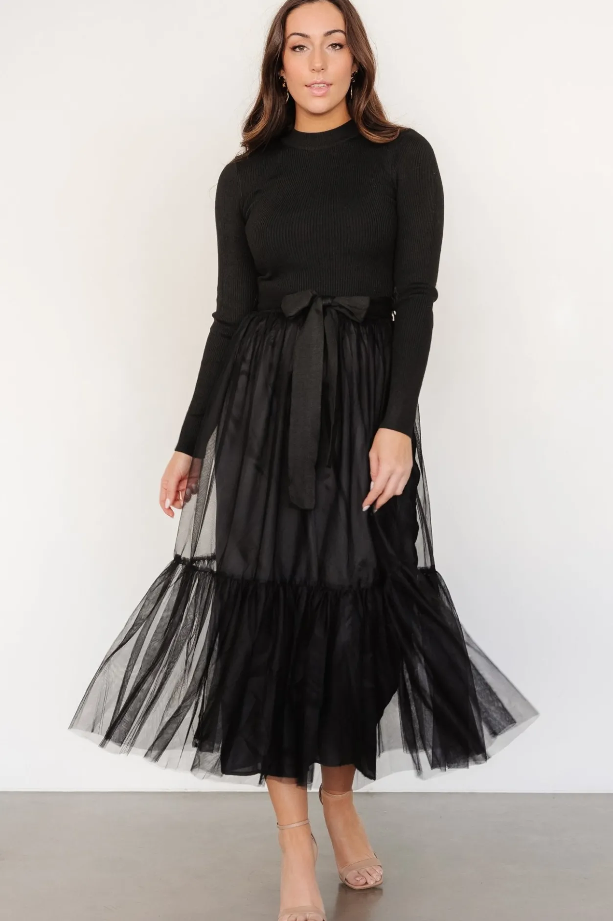 Best Baltic Born Luella Sweater Top Dress | Black
