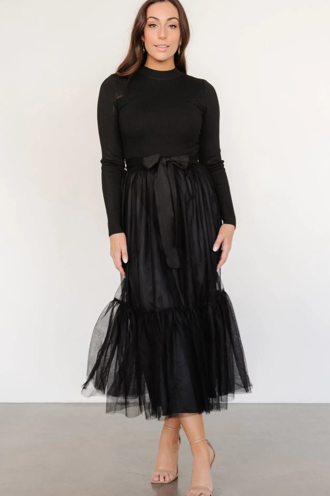 Best Baltic Born Luella Sweater Top Dress | Black