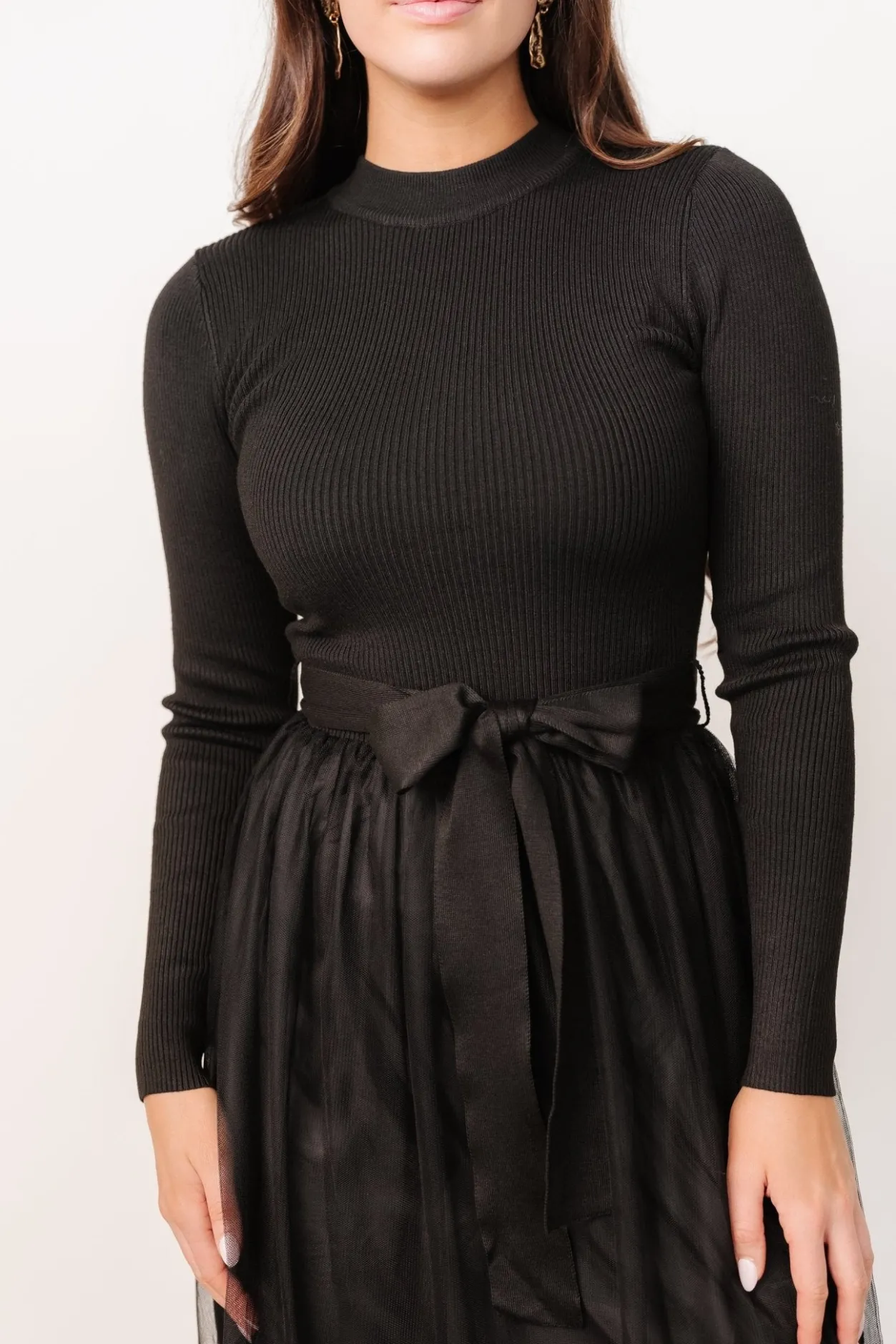 Best Baltic Born Luella Sweater Top Dress | Black