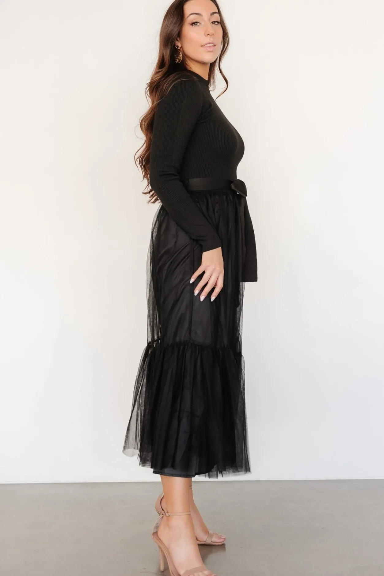 Best Baltic Born Luella Sweater Top Dress | Black