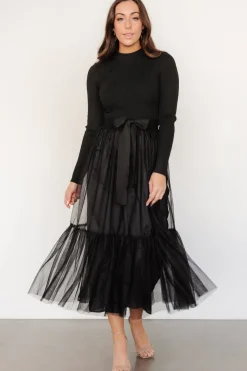 Best Baltic Born Luella Sweater Top Dress | Black
