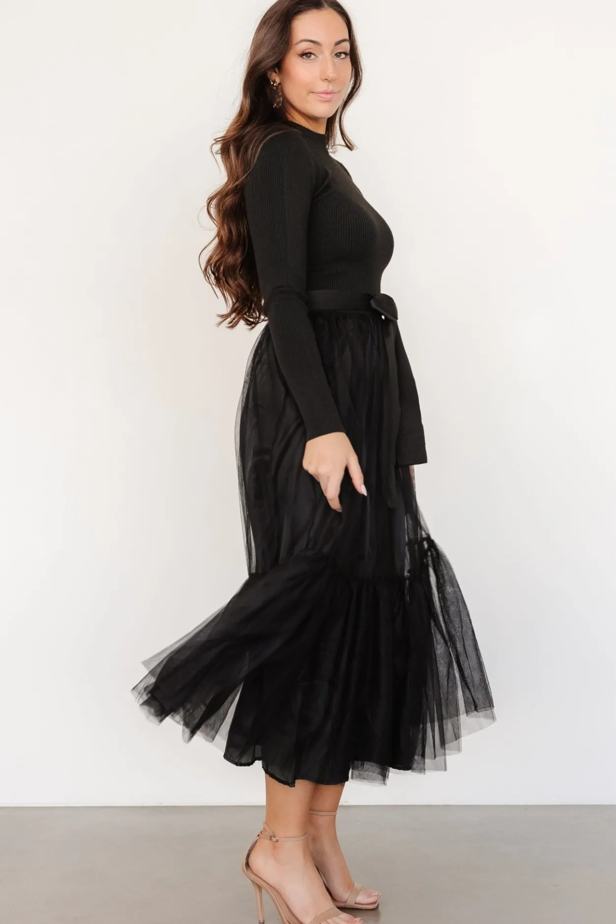 Best Baltic Born Luella Sweater Top Dress | Black